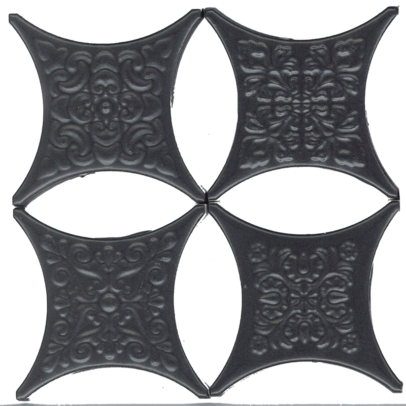 Absolut Keramika Core Estrella Set Negro Декор